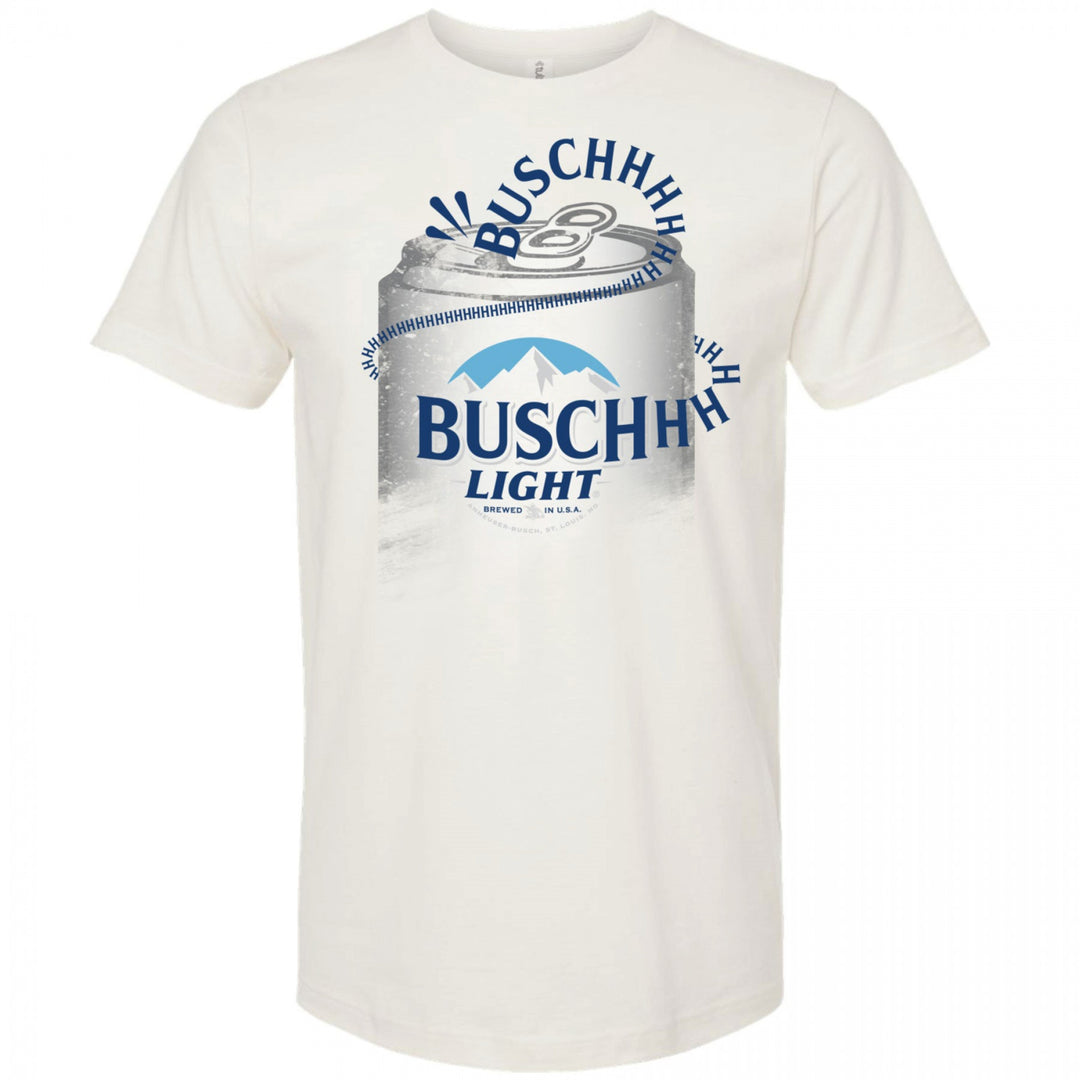 Busch Light Buschhhhhhhh White Colorway T-Shirt Image 1