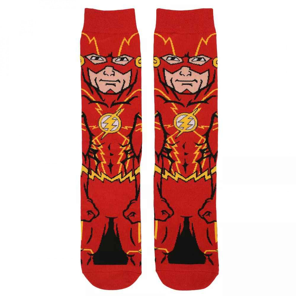 The Flash Rebirth 360 Character Crew Socks Image 2