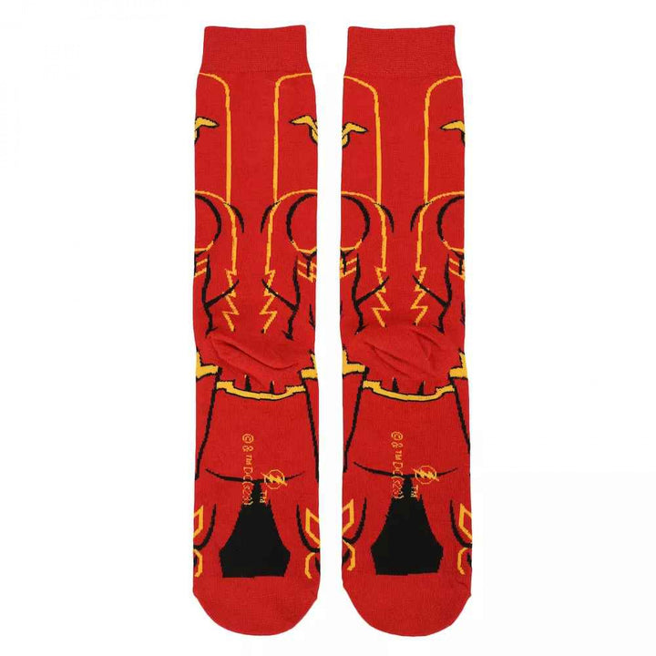 The Flash Rebirth 360 Character Crew Socks Image 3