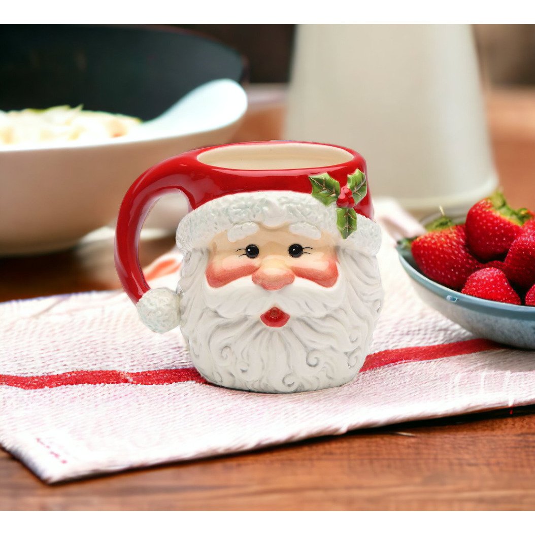 Ceramic Santa Claus Coffee Mug 10oz  Kitchen Home Image 2