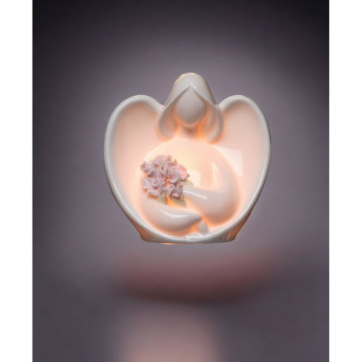 Ceramic Angel Night Light Plug-In 4.25x2.25in Religious Image 1