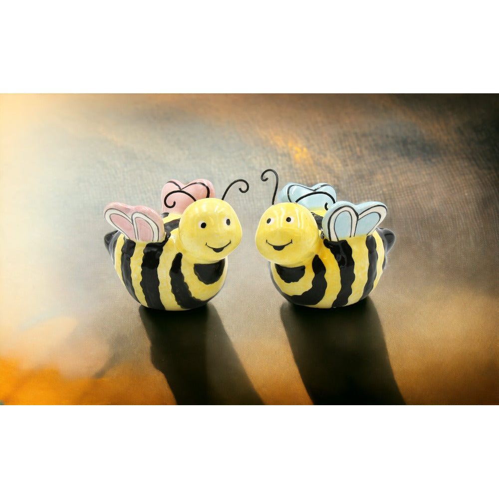 Ceramic Honey Bee Salt and Pepper Shakers Image 2