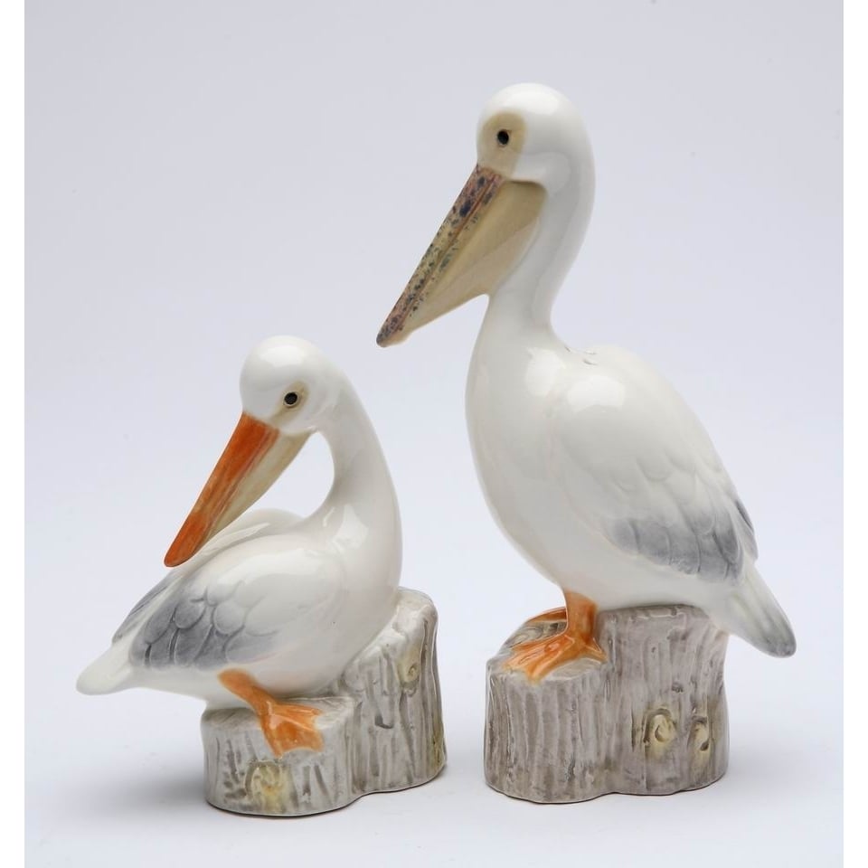 Ceramic Pelican Birds Salt and Pepper Shakers Gift for Kitchen Image 3