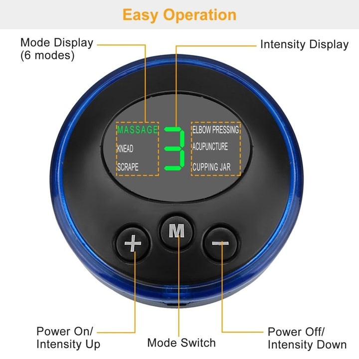 EMS Foot Massage Pad Electric Stimulator Massager Unit Rechargeable Leg Reshaping Muscle Pain Relax Image 2