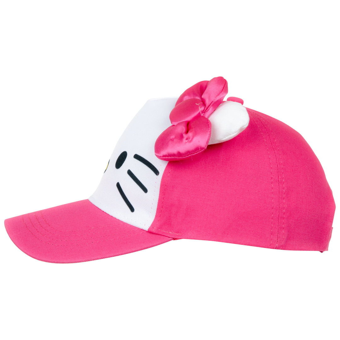Hello Kitty Big Face Youth Hat with Ears Image 3