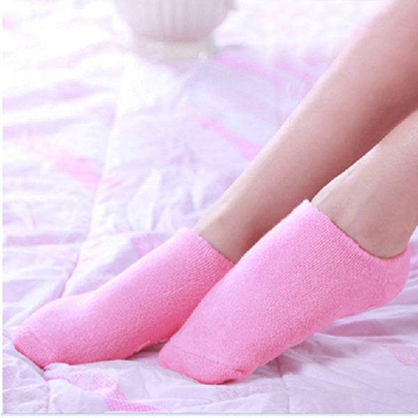 Moisturize Soften Repair Cracked Skin Gel Spa Collagen Gloves Socks Foot Care Tools Image 3
