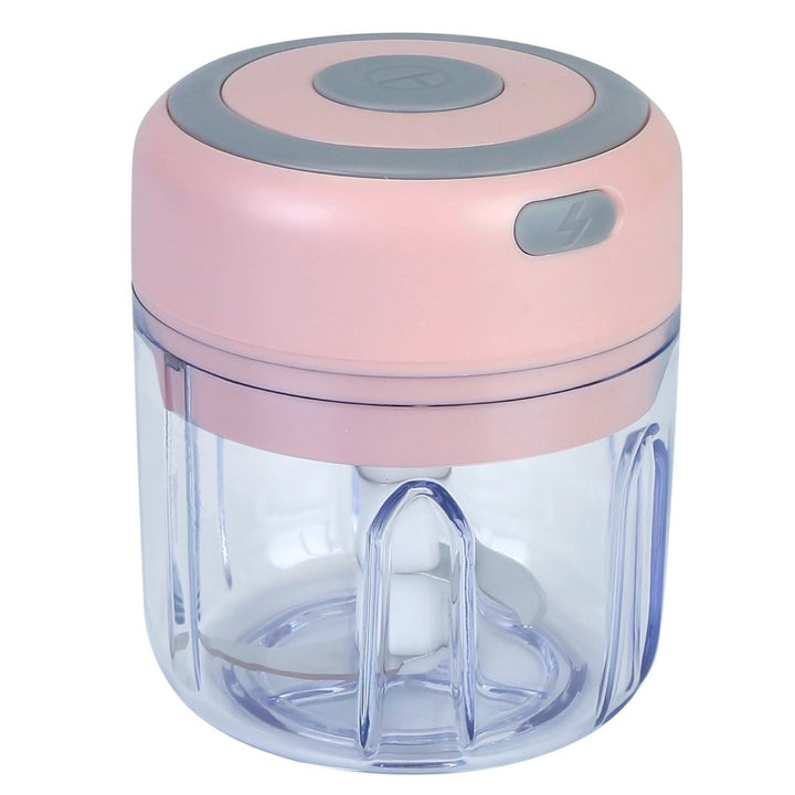 Mini Electric Garlic Chopper 8.45OZ Cordless Garlic Mincer Food Chopper Image 1