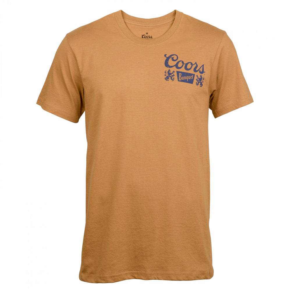 Coors Cowboy Print Front and Back Print T-Shirt Image 2