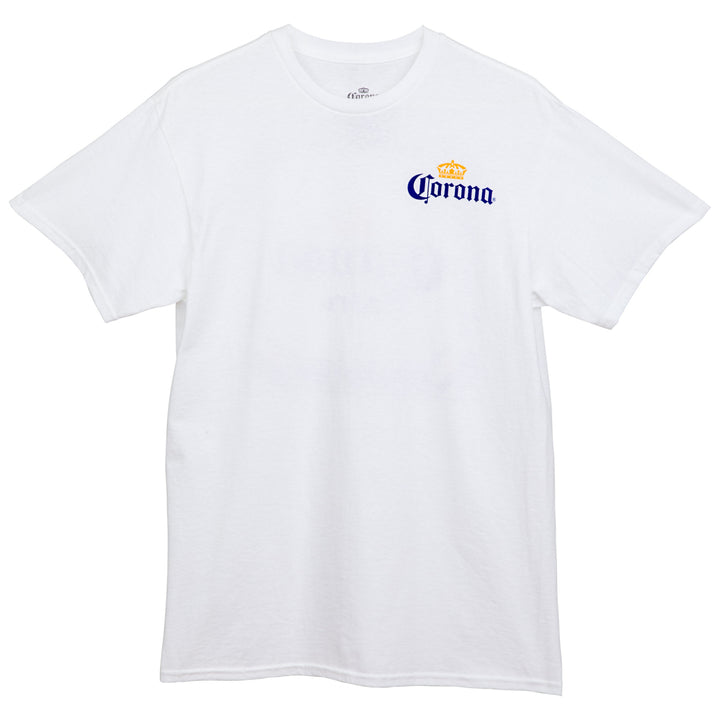 Corona Extra Beach Club Front and Back Print T-Shirt Image 4