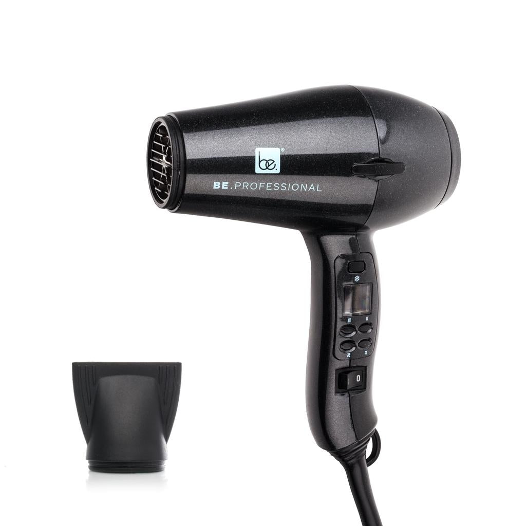 Be Professional Short Nozzle Digital Blow Dryer Thermolon Hair Brush Included Image 2