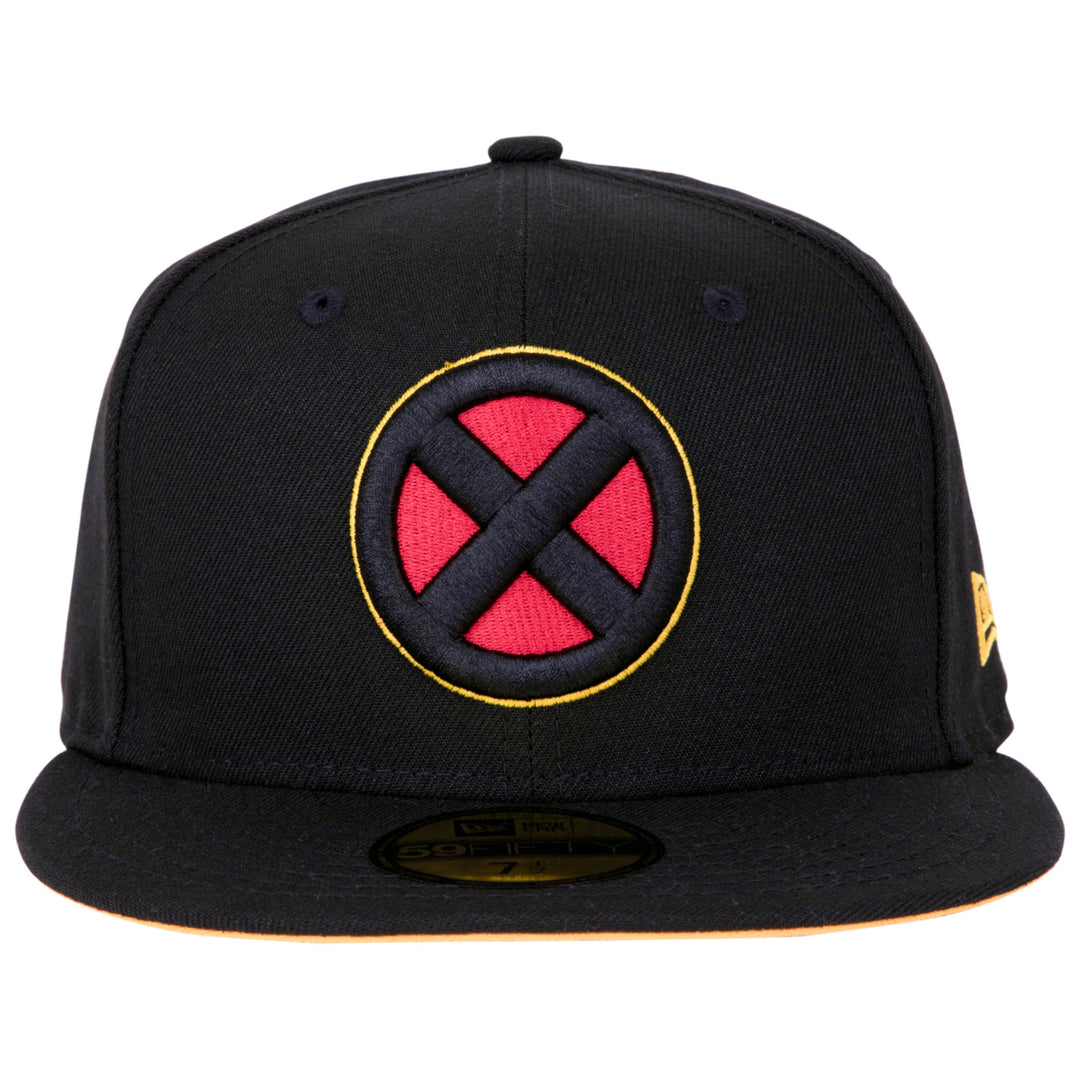 X-Men Logo Black Colorway Era 59Fifty Fitted Hat Image 2