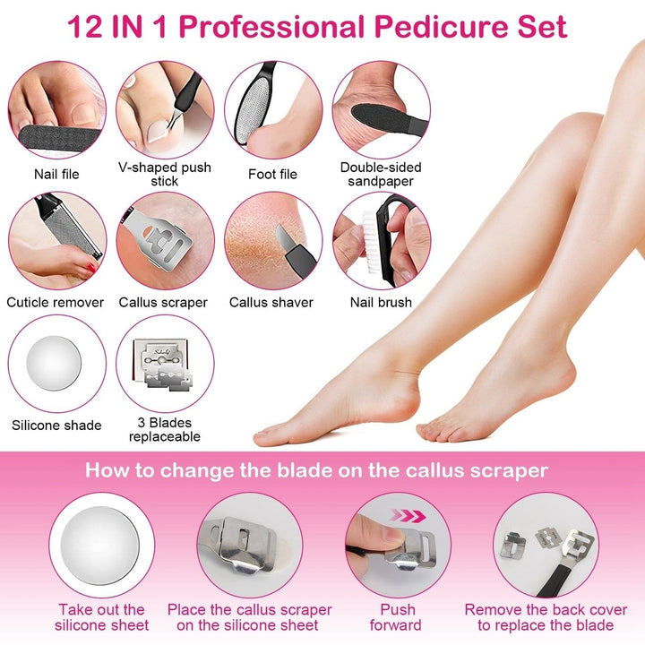 Electric Foot Callus Remover Foot Grinder Rechargeable Foot File Dead Skin Pedicure Machine Image 4