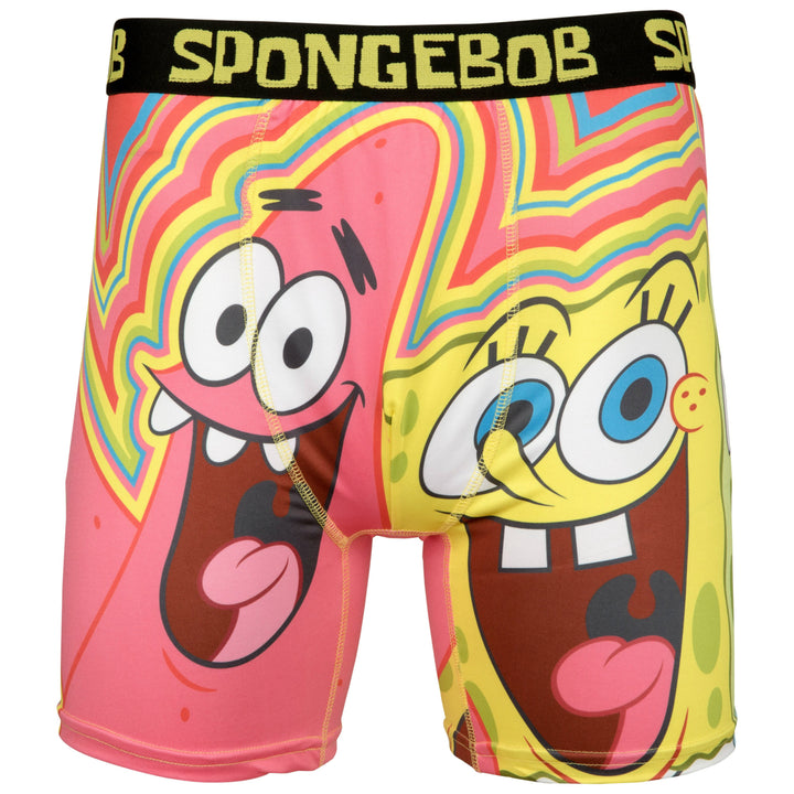 SpongeBob SquarePants and Patrick Big Goofin Boxer Briefs Image 1