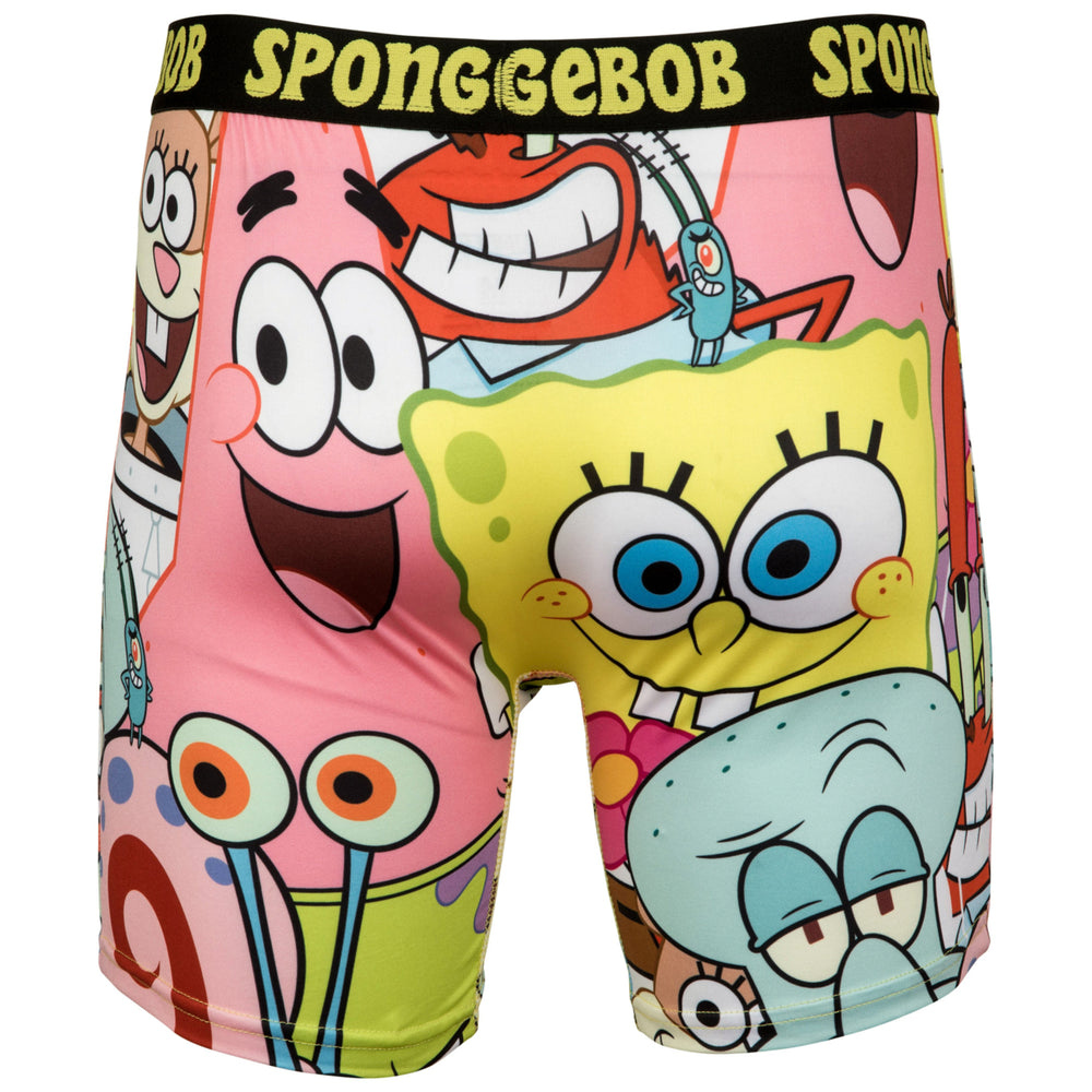 SpongeBob SquarePants The Gangs All Here Boxer Briefs Image 2