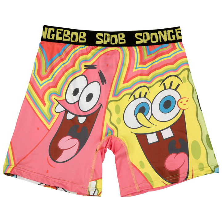 SpongeBob SquarePants and Patrick Big Goofin Boxer Briefs Image 4