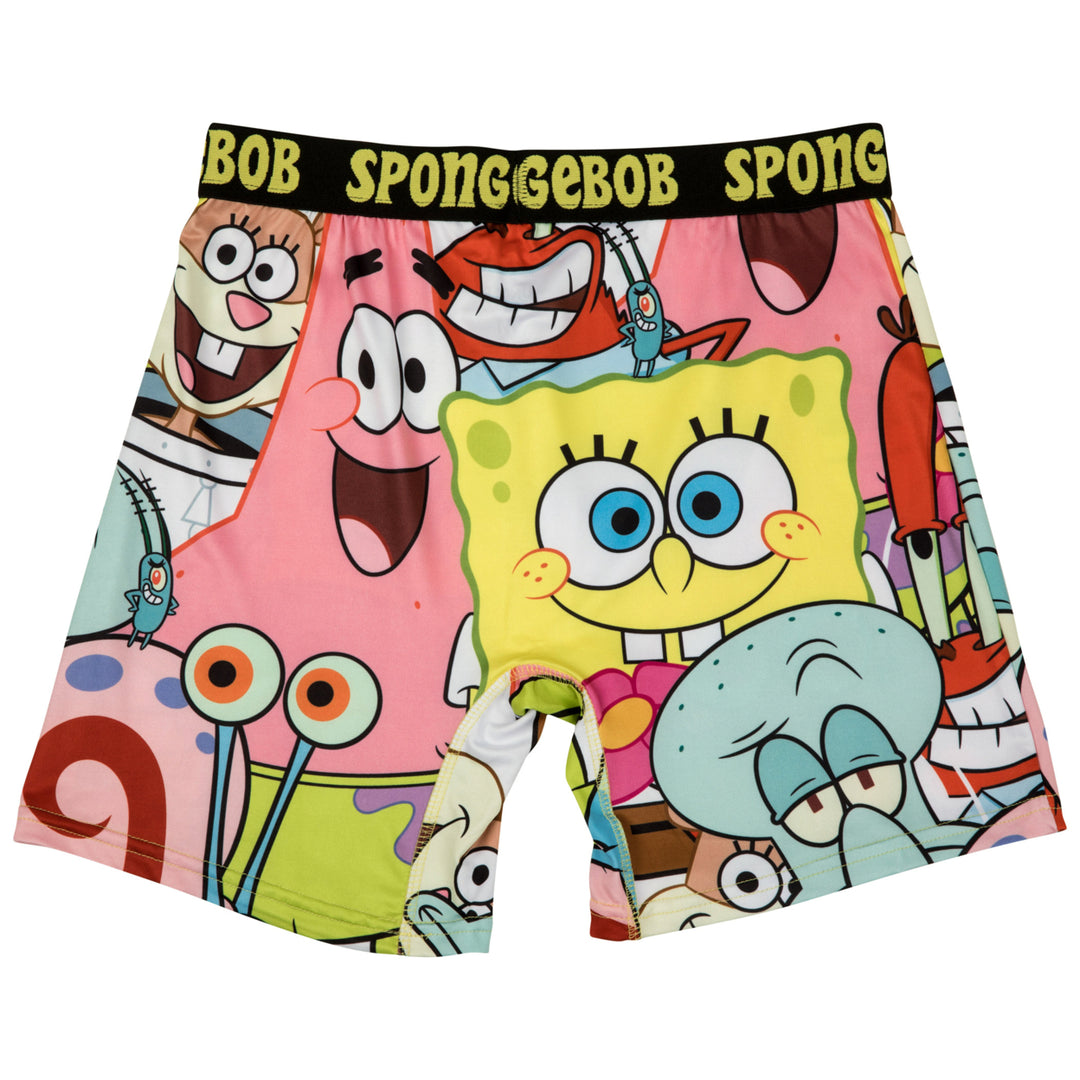 SpongeBob SquarePants The Gangs All Here Boxer Briefs Image 4