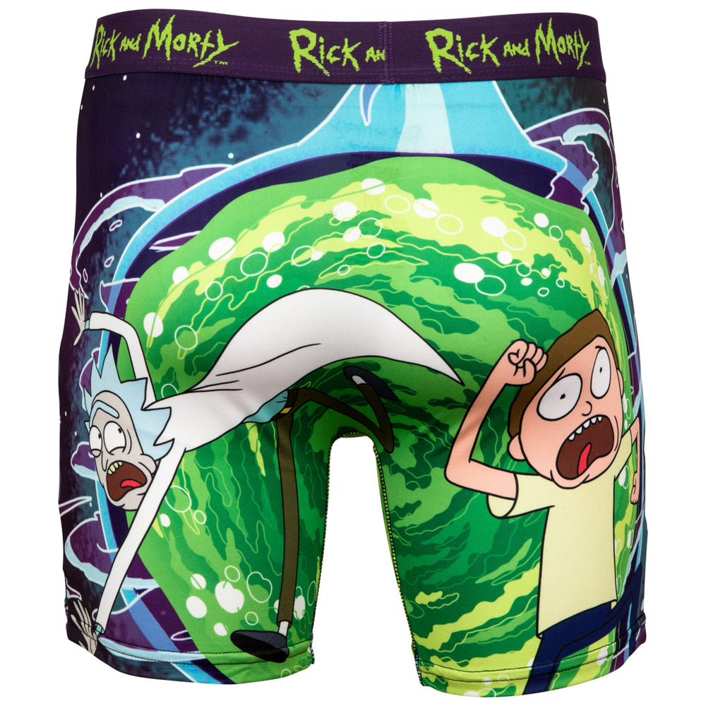 Rick and Morty Chased Out The Portal Boxer Briefs Image 2