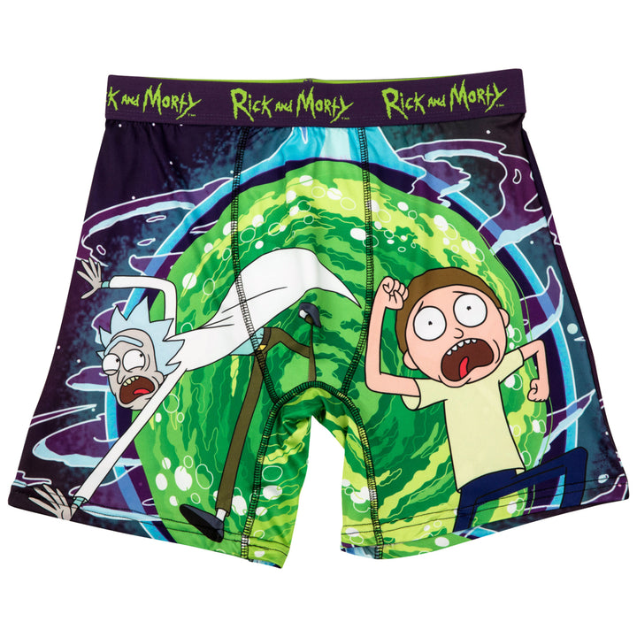 Rick and Morty Chased Out The Portal Boxer Briefs Image 3