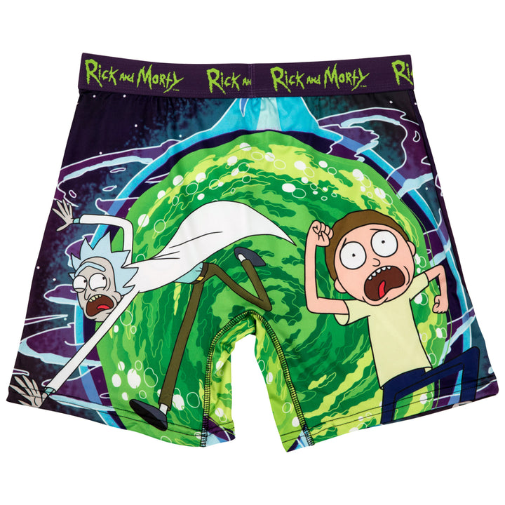 Rick and Morty Chased Out The Portal Boxer Briefs Image 4