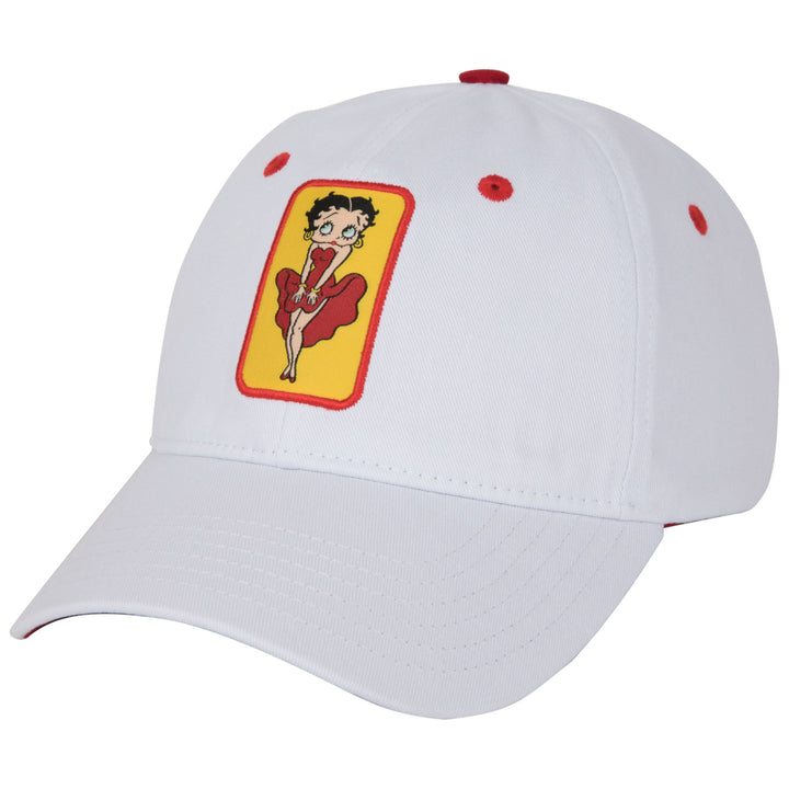 Betty Boop 6 Panel Strap Closure Adjustable Hat Image 1