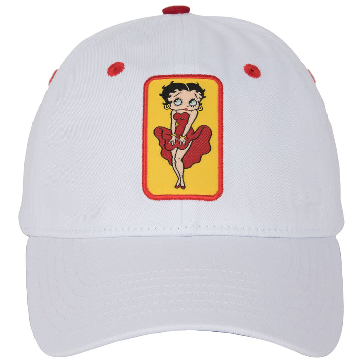 Betty Boop 6 Panel Strap Closure Adjustable Hat Image 2