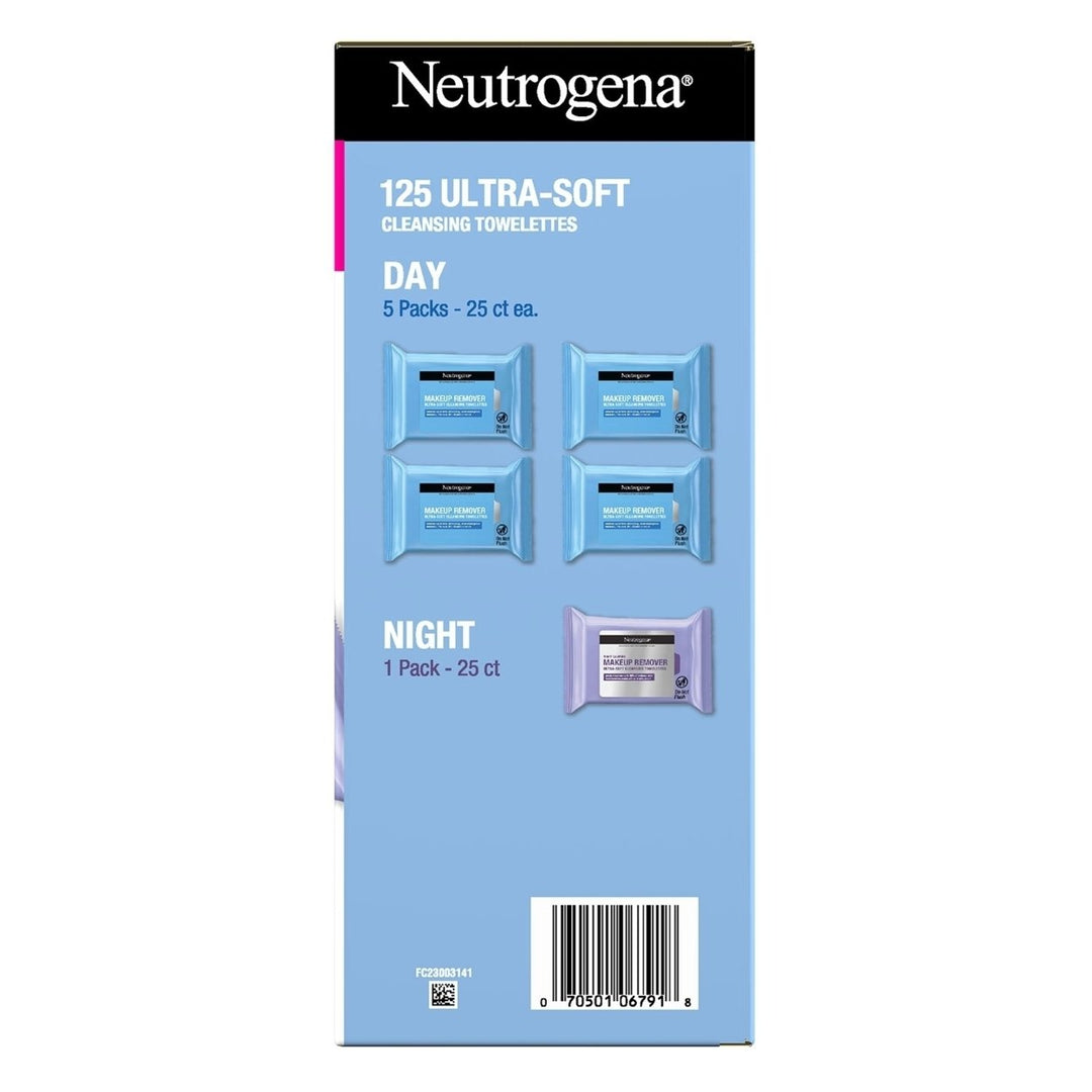 Neutrogena Makeup Remover and Night Calming Cleansing Towelettes (125 Count) Image 3