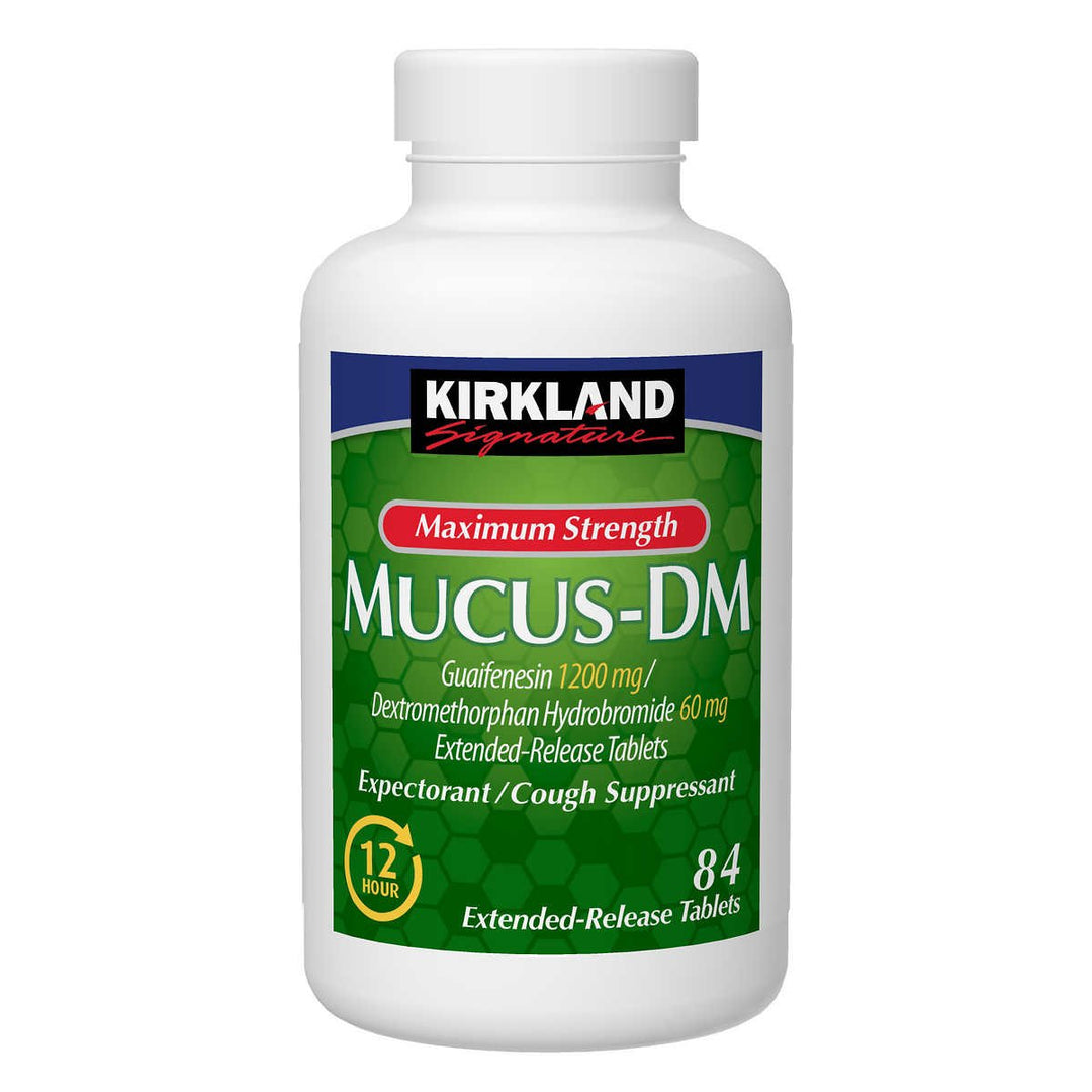 Kirkland Signature Mucus DM Maximum Strength 84 Tablets Image 2