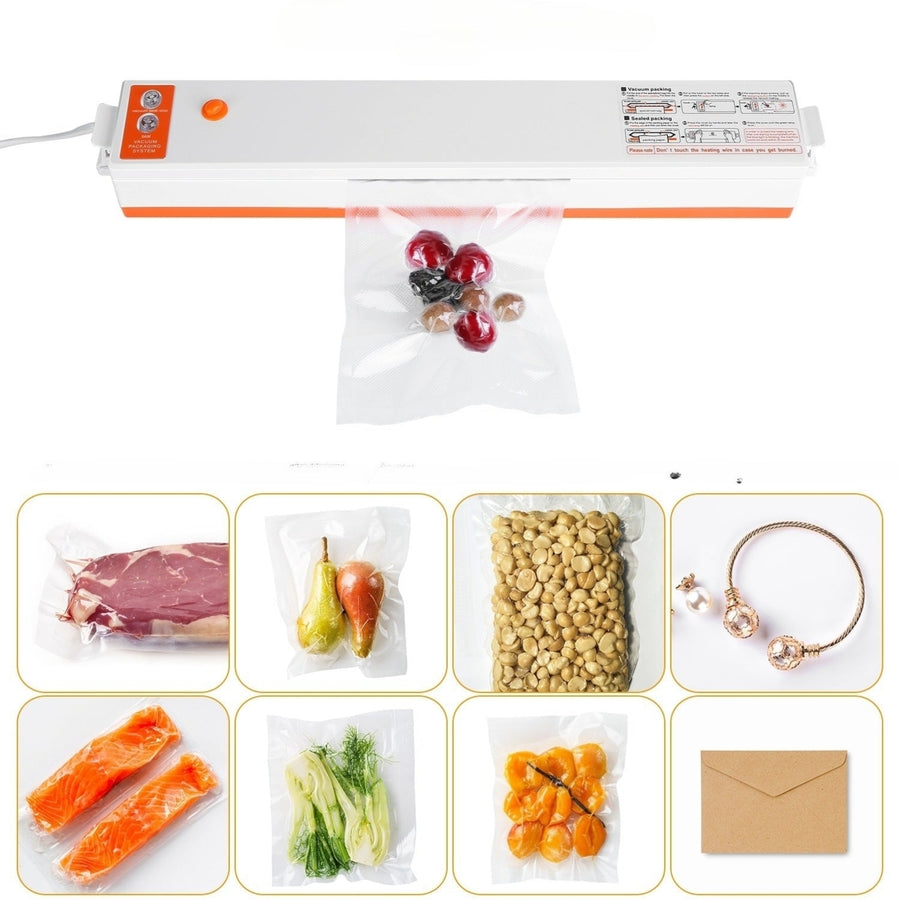 Electric Vacuum Sealer Machine Household Automatic Food Vacuum Sealer Quick Sealing System Machine Image 1