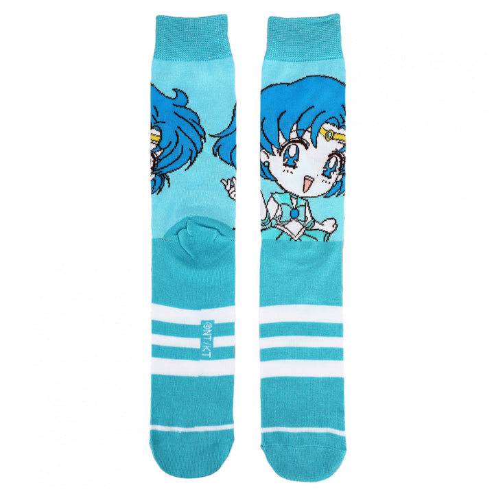 Sailor Moon Chibi Sailor Scouts 5-Pair Pack of Crew Socks Image 3