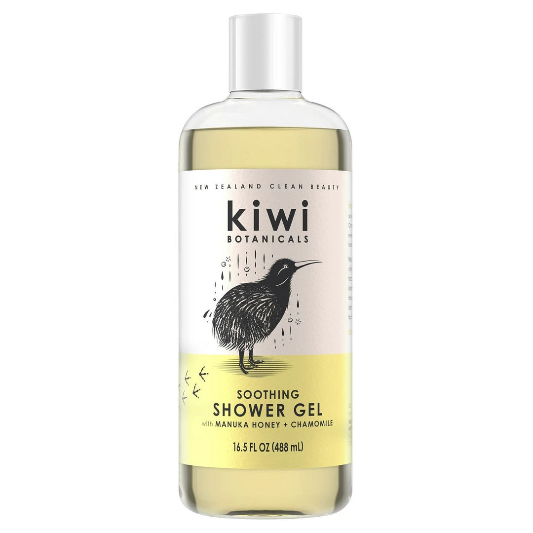 Kiwi Botanicals Soothing Shower Gel Chamomile and Manuka Honey 16.5 fl oz Image 1