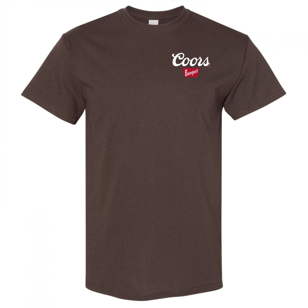 Coors Banquet Rocky Road Front and Back Print T-Shirt Image 2