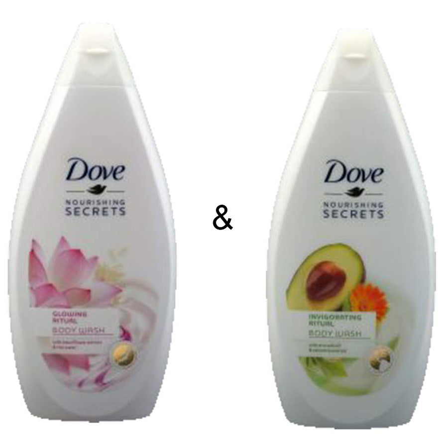 Body Wash Glowing Ritual 500 by Dove and Body Wash Invigo Ritual 500 by Dove Image 1