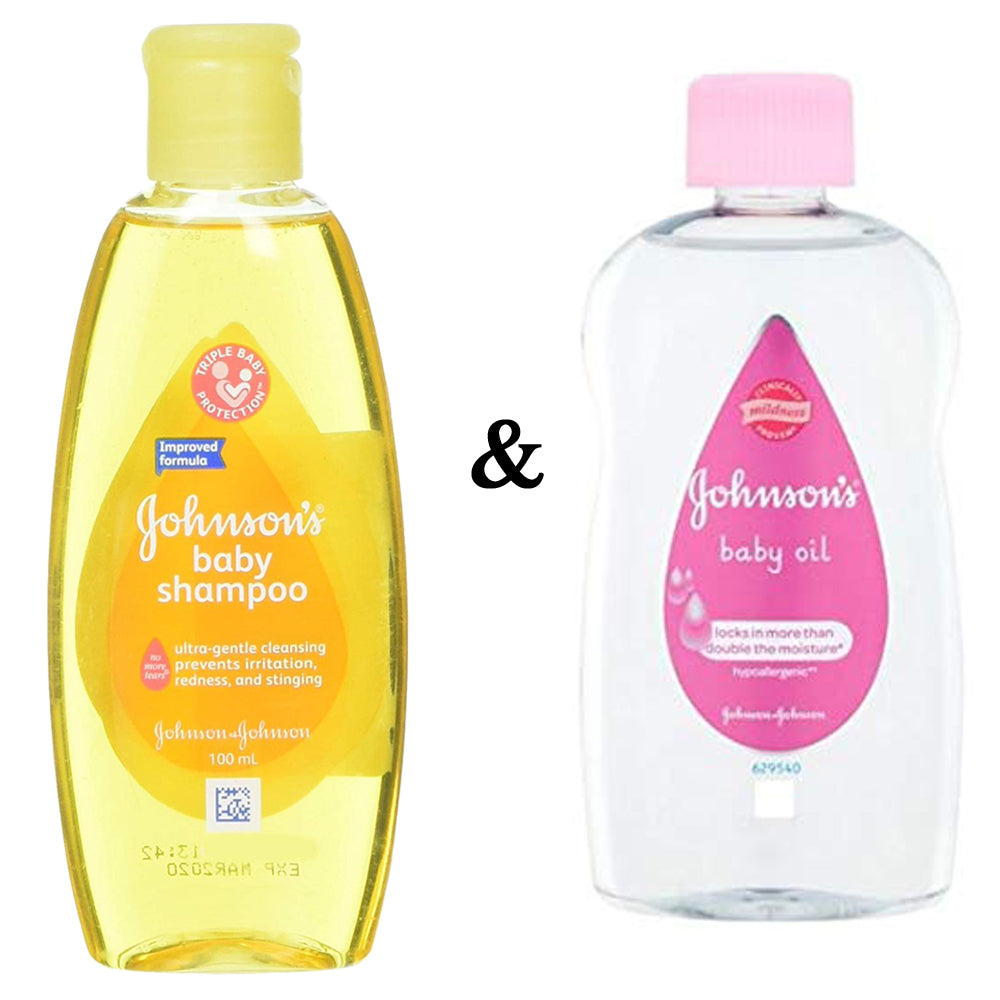 JandJ  Johnson Baby Shampoo 100 Ml By Johnson and Johnson and Johnsons Baby Oil 500Ml By JohnsonS Image 1