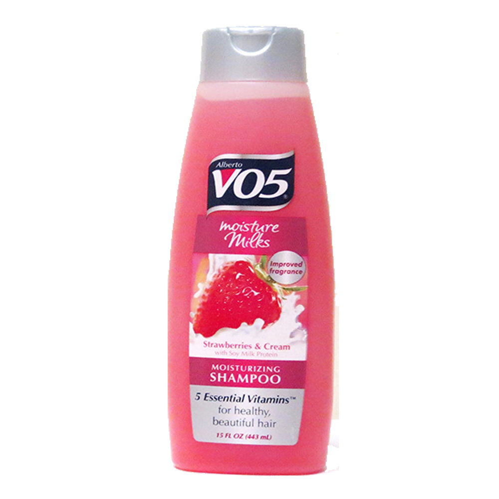 V05 Moisturizing Shampoo With Strawberries and Cream(443ml) Image 1