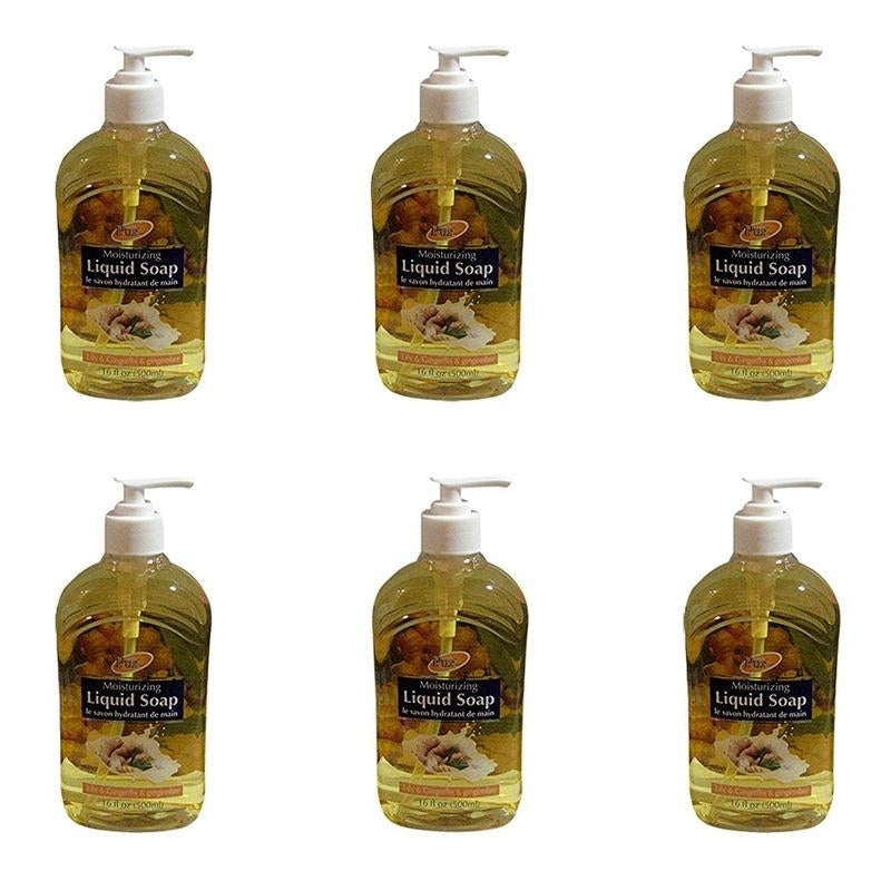 Moisturizing Liquid Soap Lily and Ginger(500ml) (Pack of 6) By Purest Image 1