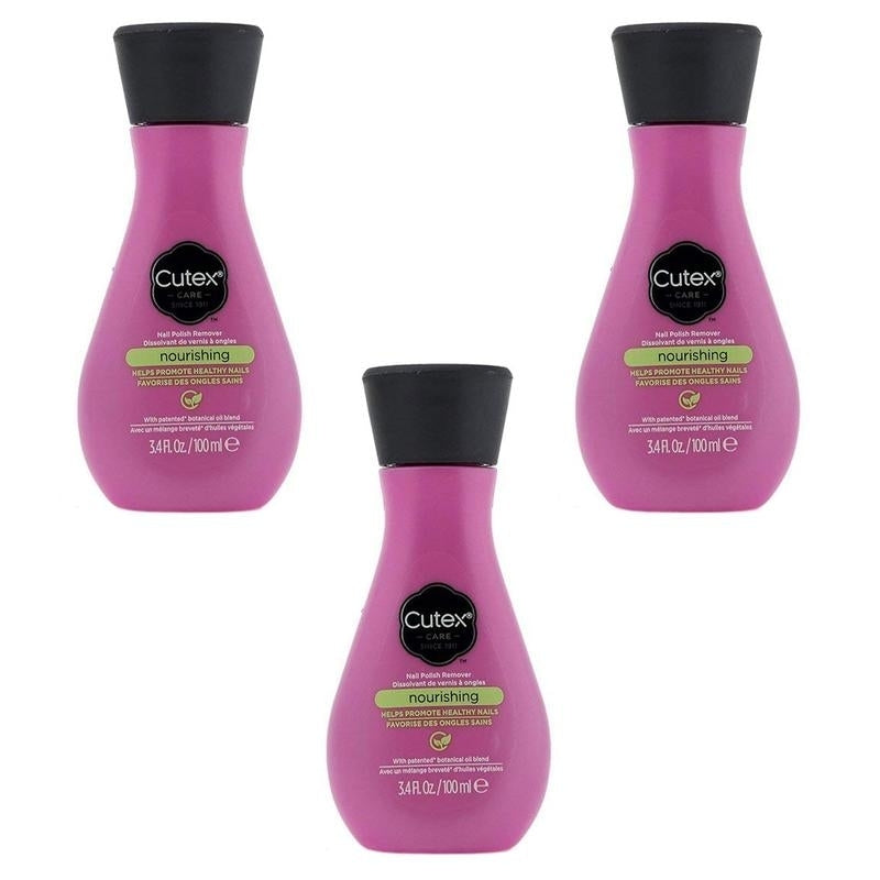 Nail Polish Remover Cutex - Nourishing 3pk Image 1