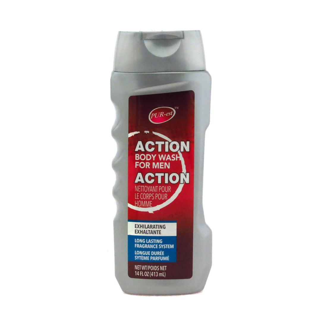 Body Wash Action For Men 413ml By Purest Image 1