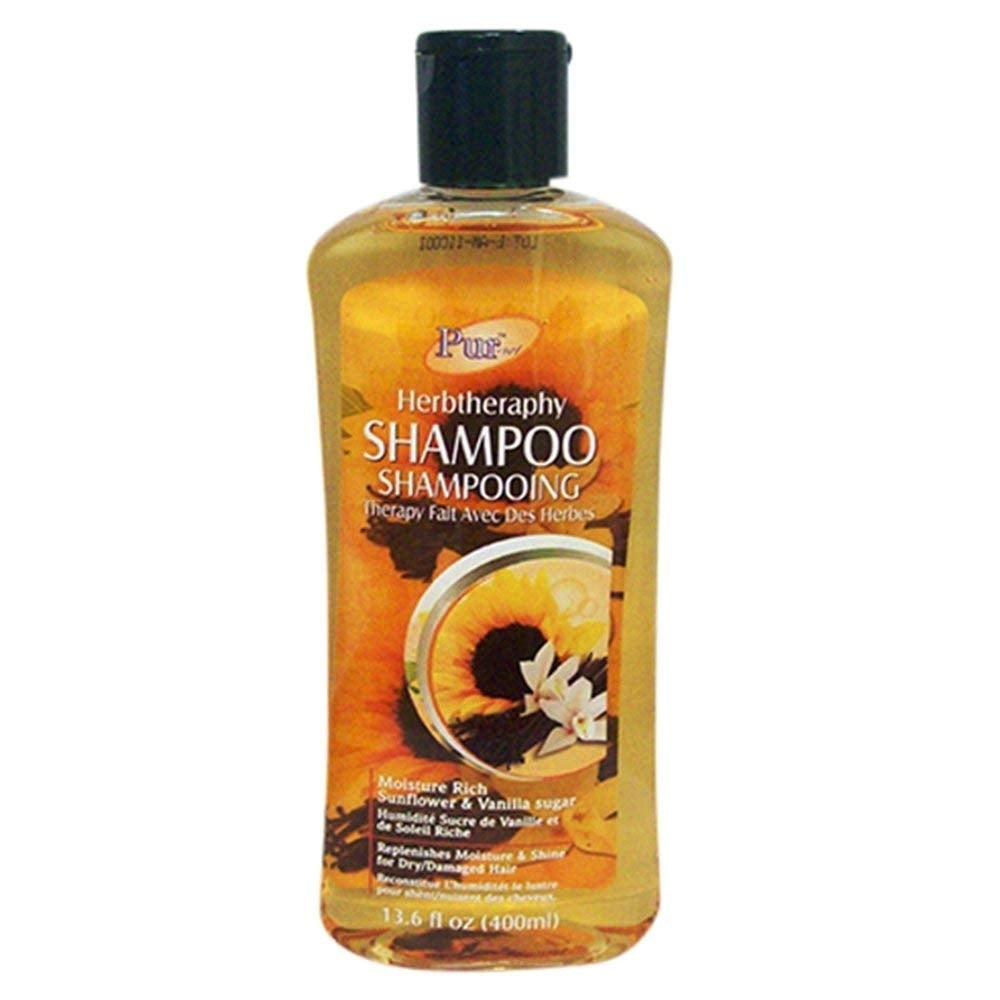 Shampoo With Sunflower and Vanilla Sugar(400ml) (Pack of 3) By Purest Image 1