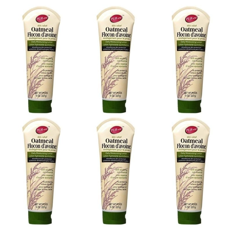 Oatmeal Lotion With Skin Relief (227g) (Pack of 6) By Purest Image 1