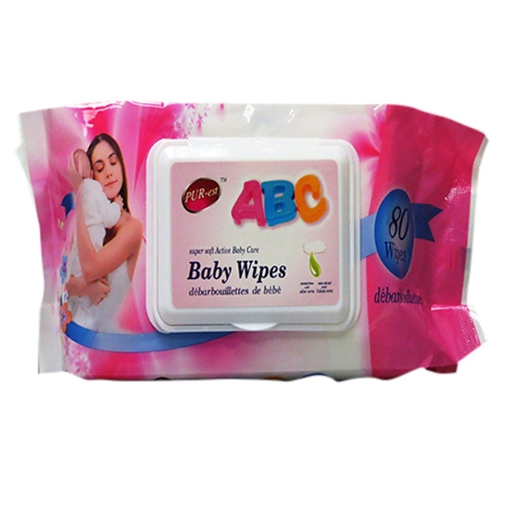 Super Soft Baby Wipes- Aloe Vera (80 Wipes In 1 Pack) 310471 By Purest Image 1