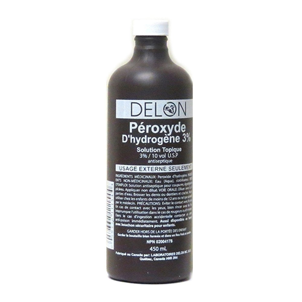 Delon Hydrogen Peroxide (450ml) (Pack of 3) Image 1