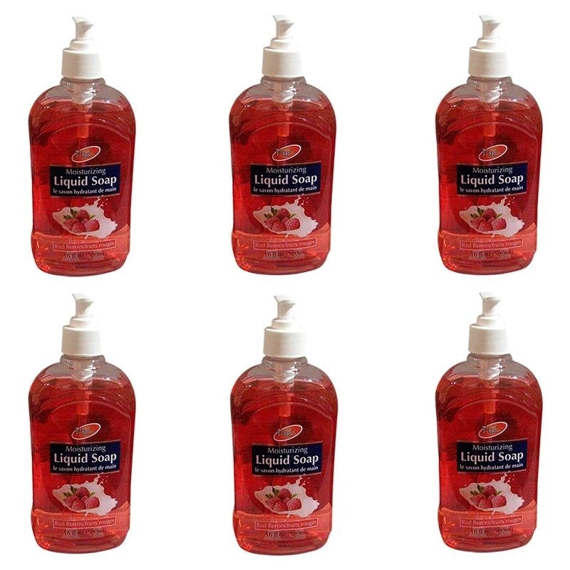 Moisturizing Liquid Soap Red Berries(500ml) (Pack of 6) By Purest Image 1