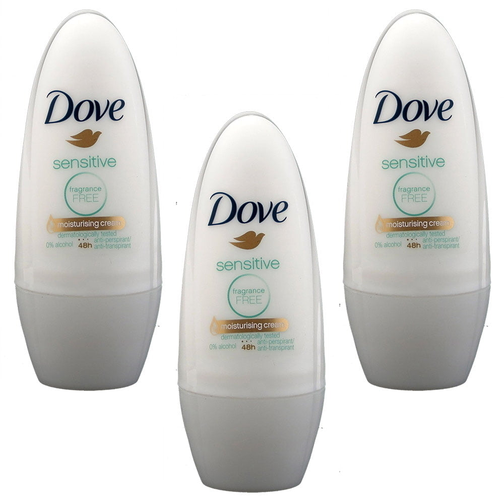 Dove Roll-on Stick Sensitive 50ml (Pack of 3) Image 1