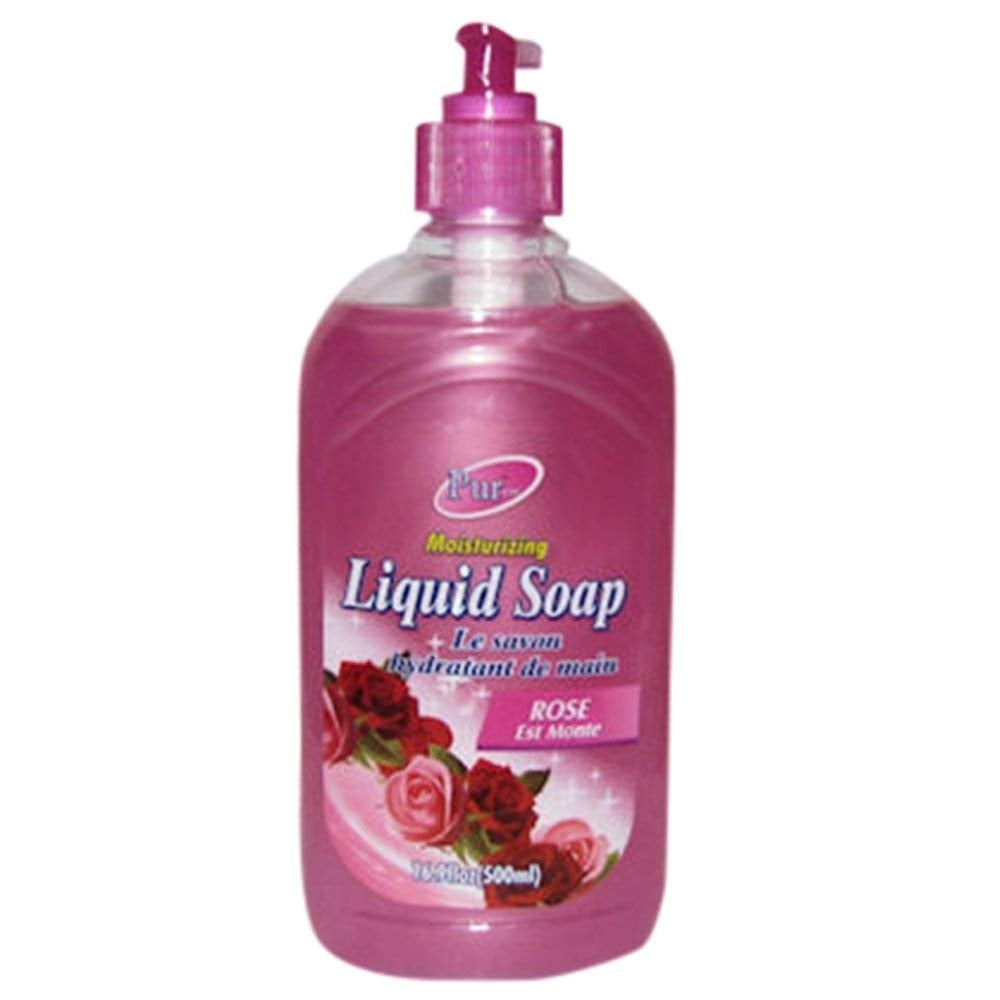 Moisturizing Liquid Soap With Rose(500ml) (Pack of 3) By Purest Image 1