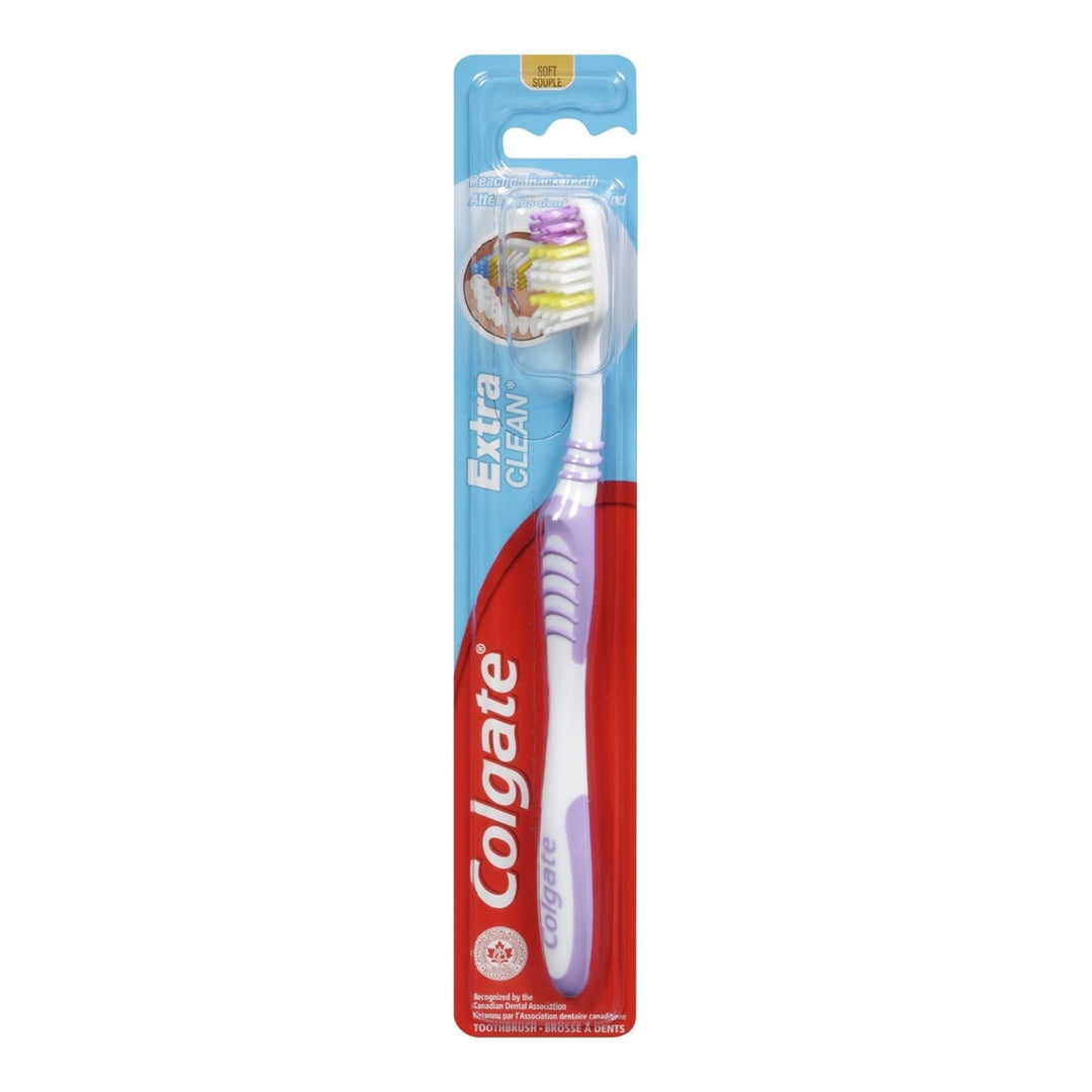 Colgate Extra Clean Toothbrush Soft 1 Count (Pack of 3) Image 1