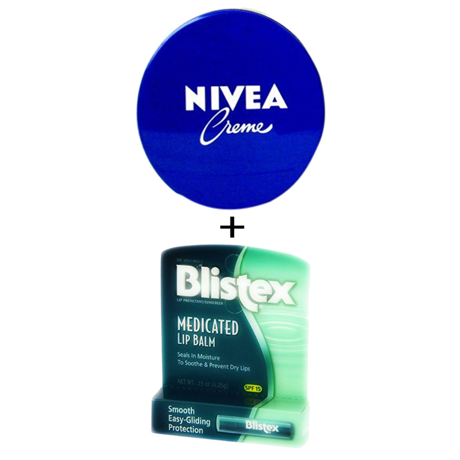 Blistex Medicated Lip Balm and Nivea Cream (60Ml) 801022 Image 1