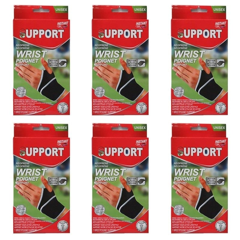 Instant Aid Wrist Support (Pack of 6) 312918 By Purest Image 1