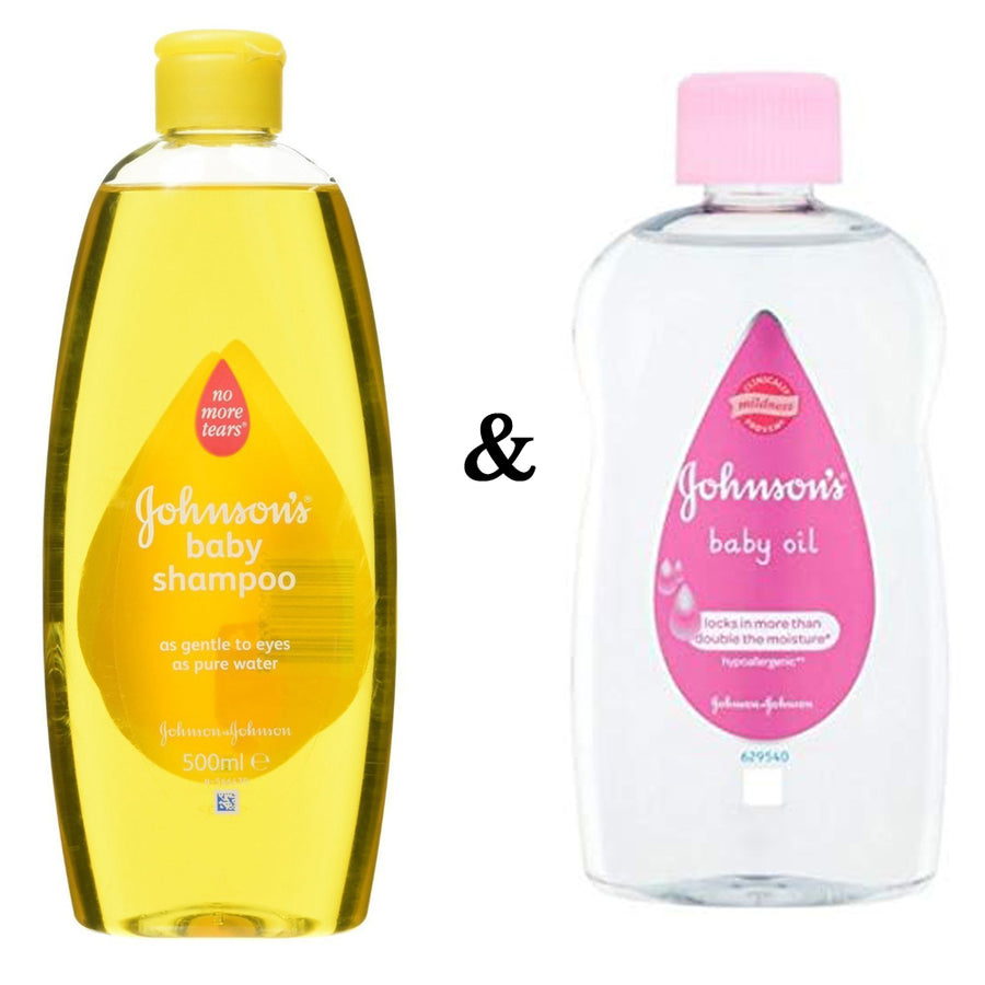 Johnsons Baby Shampoo Original 500Ml and Johnsons Baby Oil 500Ml By JohnsonS Image 1
