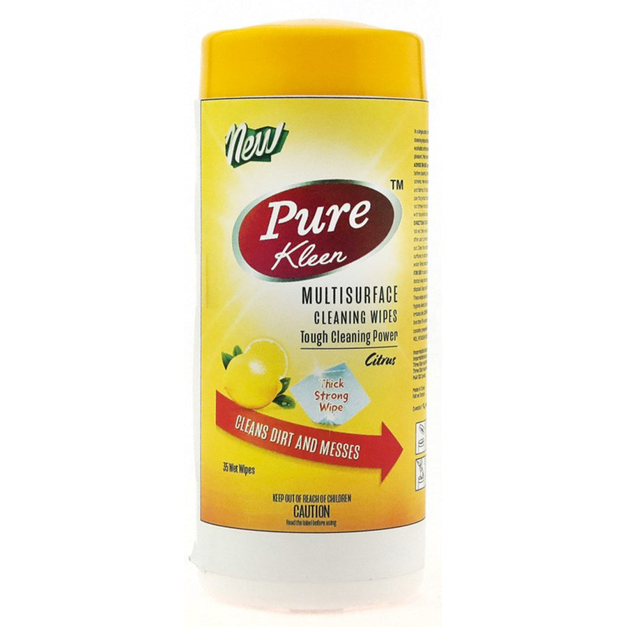 Pure Kleen Multi-Surfwipes Citrus 35 Sheets Image 1