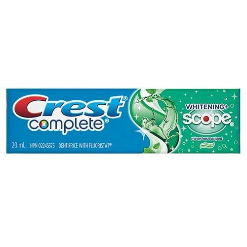 Crest Complete Plus Whitening Toothpaste 20Ml - Pack of 3 Image 1